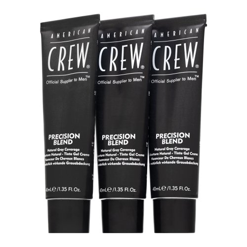 American Crew Precision Blend Natural Gray Coverage Light Blond 7-8 3 x 40 ml 3040