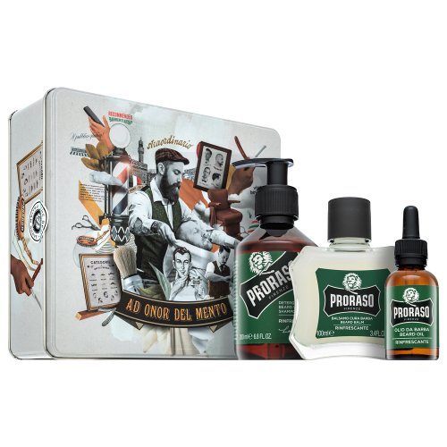 Proraso Refreshing Metal Box Beard Care 200 ml + 100 ml + 30 ml 330