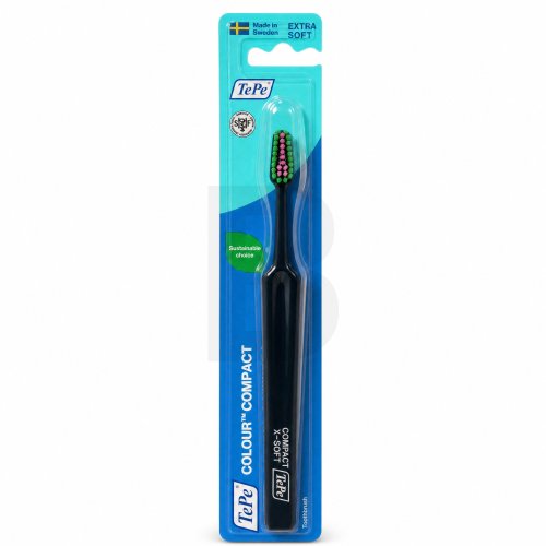 TePe Colour Compact Extra Soft Toothbrush Dark Blue