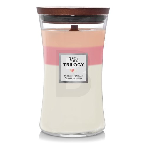 Woodwick Trilogy Blooming Orchard 609,5 g 610 namų kvapas