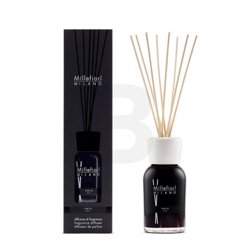 Millefiori Milano Fragrance Diffuser Nero 250 ml 250 namų kvapas