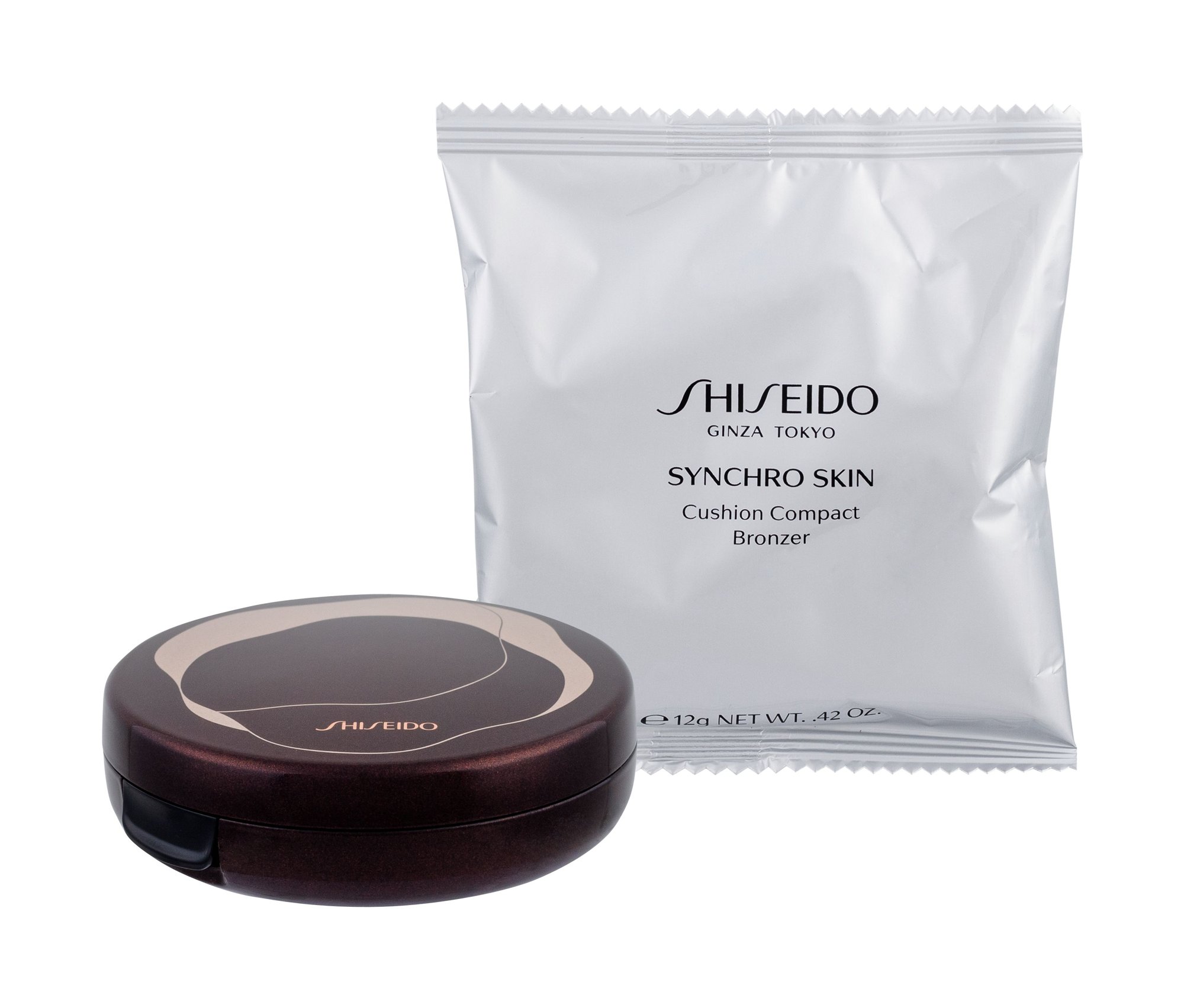 Shiseido Synchro Skin Cushion Compact Bronzer 12g tamsintojas