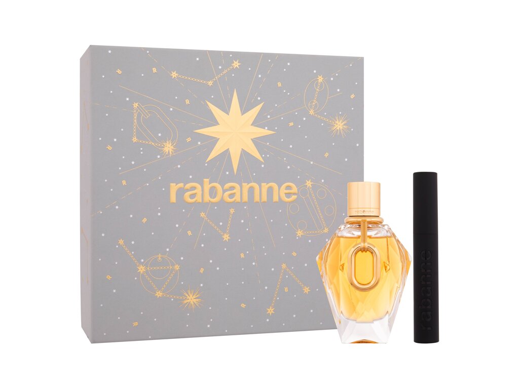 Paco Rabanne Million Gold 90ml Edp 90 ml + Rockstar Mascara 8 ml kvepalai Moterims EDP Rinkinys