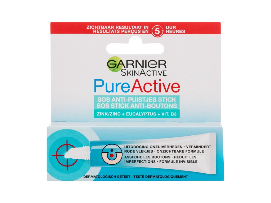 Garnier Pure Active SOS Anti-Blemish Stick 10ml vietinės priežiūros priemonė