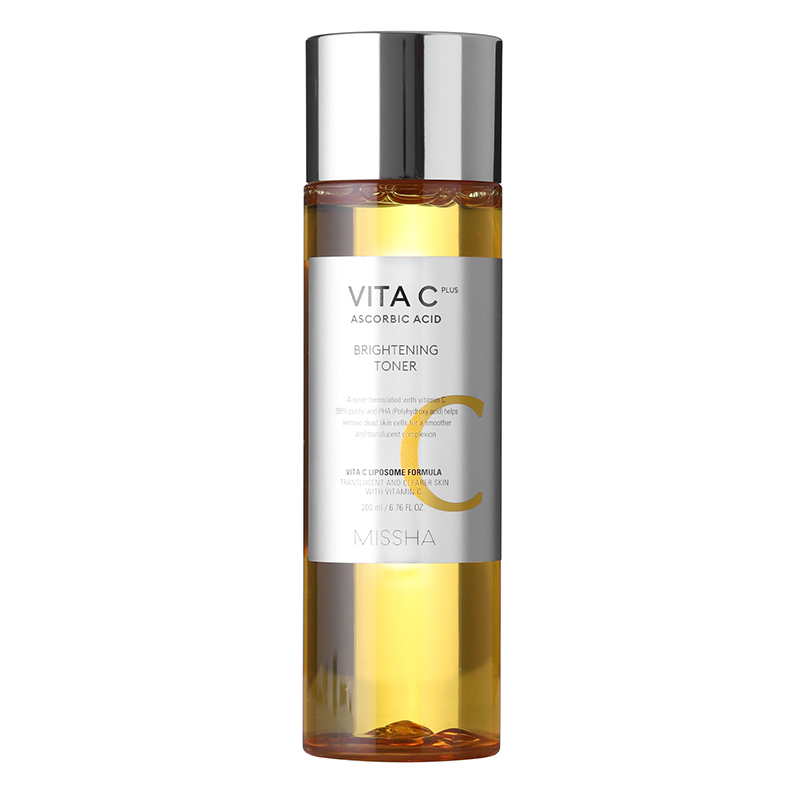 Missha MISSHA Vita C Plus Brightening Toner, 200 ml valomasis vanduo veidui