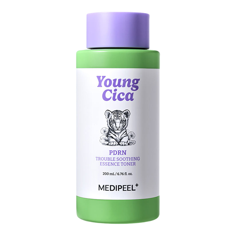 Medi-Peel MEDI-PEEL Young Cica PDRN Trouble Soothing Essence Toner 200 ml valomasis vanduo veidui