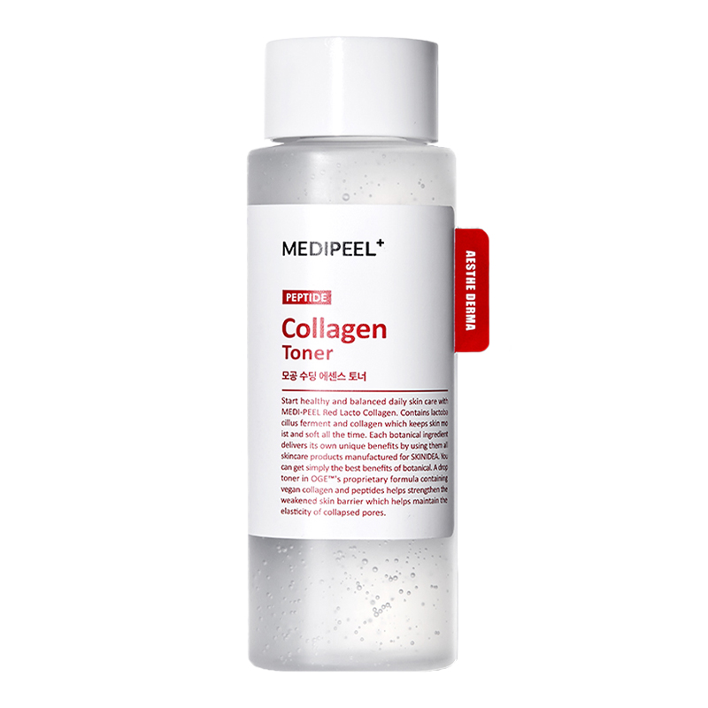 Medi-Peel MEDI-PEEL Red Lacto Collagen Soothing Essence Toner 200 ml valomasis vanduo veidui