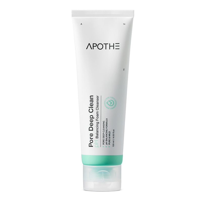 Apothe APOTHE Pore Deep Clean pH Balancing Foam Cleanser 120 ml Unisex