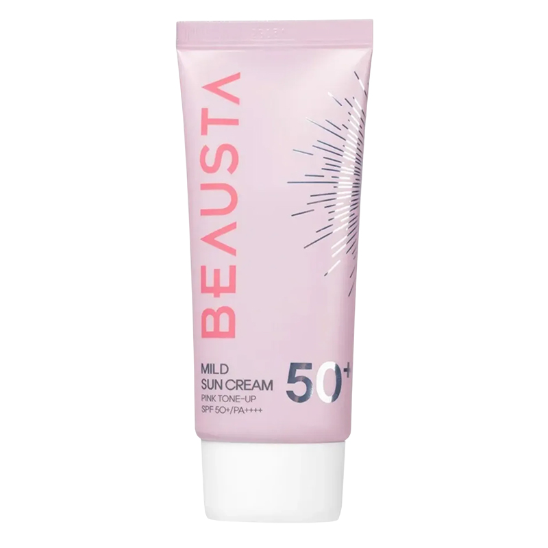Beausta BEAUSTA Mild Sun Cream Pink Tone-Up SPF50+ 50 ml Unisex