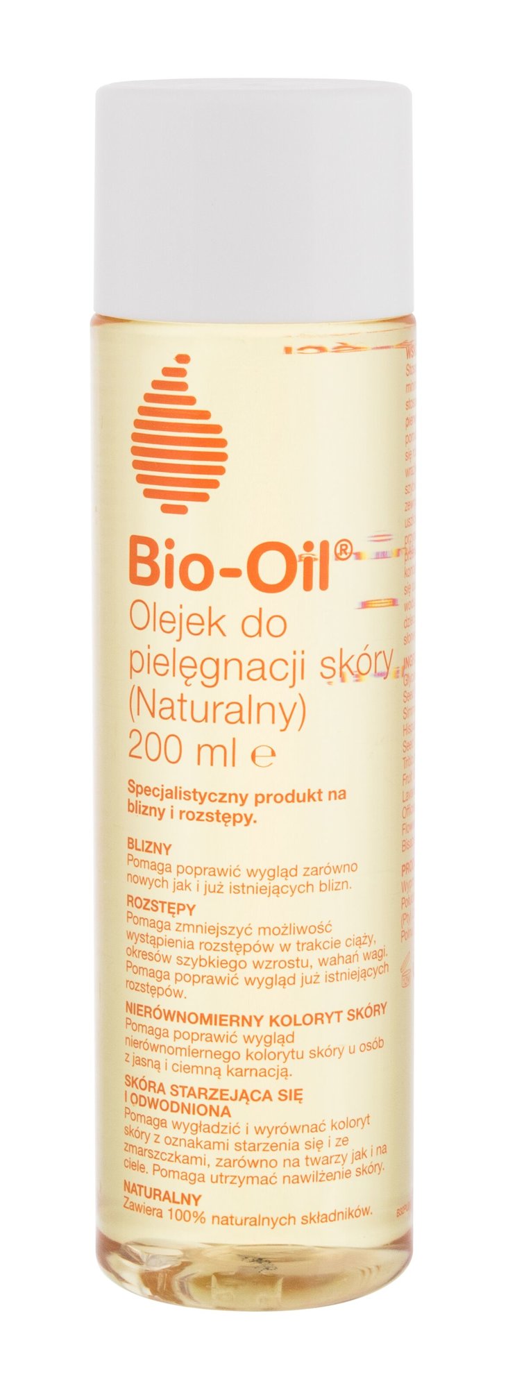 Bi-Oil Skincare Oil Natural 200ml priemonė celiulitui ir strijoms