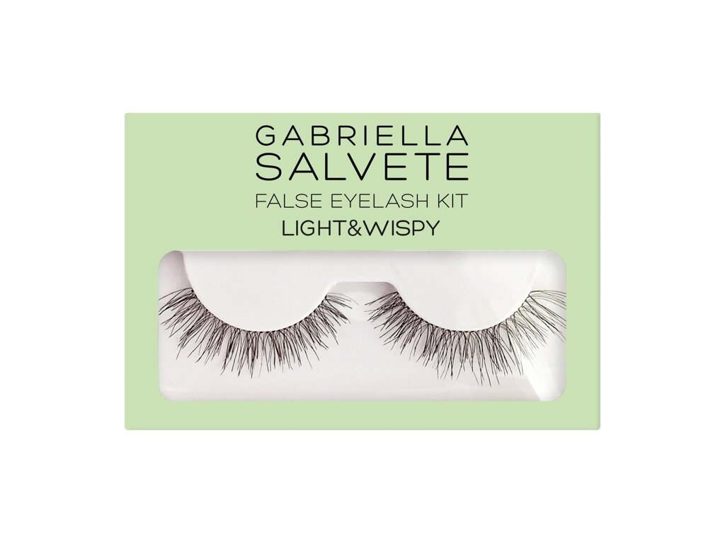 Gabriella Salvete False Eyelash Kit Light & Wispy 1vnt dirbtinės blakstienos