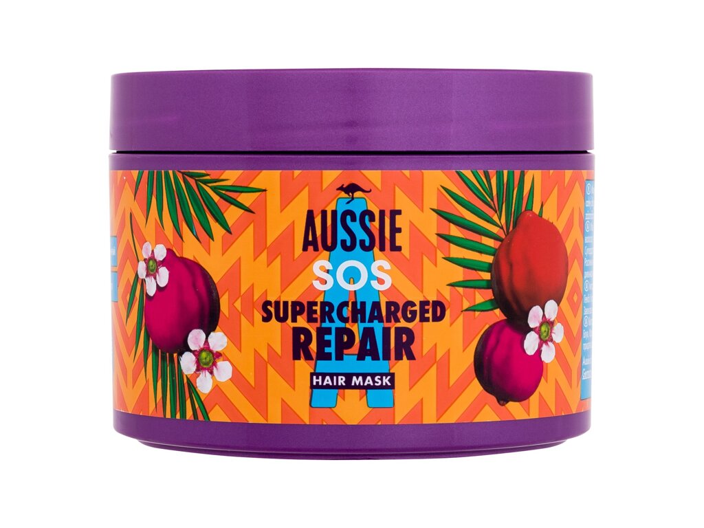 Aussie SOS Supercharged Repair Hair Mask 450ml plaukų kaukė