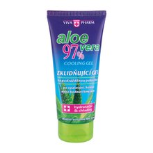 Vivaco VivaPharm Aloe Vera Cooling Gel - Soothing cooling gel after sunbathing, shaving and insect stings 100ml savaiminio įdegio kremas