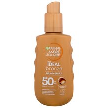 Garnier Ambre Solaire Ideal Bronze Milk-In-Spray SPF50 150ml savaiminio įdegio kremas