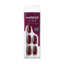 Kiss My Face ImPRESS Color MC Winery in NYC Nails 30 pcs Moterims