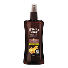 Hawaiian Tropic Protective Dry Oil Spray SPF 30 200ml savaiminio įdegio kremas