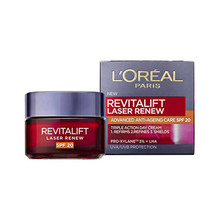 L&acute;Or&eacute;al Anti-Wrinkle Day Cream SPF 20 Revitalift Laser Renew (Advanced Anti-Ageing Care ) 50 ml 50ml Moterims