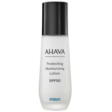 AHAVA Protecting Moisturizing Lotion SPF50 - Ochrann&eacute; ml&eacute;ko s hydratačn&iacute;m &uacute;činkem 50ml savaiminio įdegio kremas