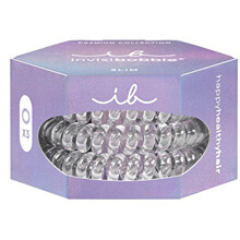 Invisibobble Slim Premium Crystal Clear - Gumička do vlasů ( 3 ks ) Moterims