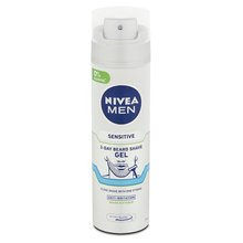 Nivea Men Sensitive 3-Day Beard - Shaving Gel 200ml savaiminio įdegio kremas