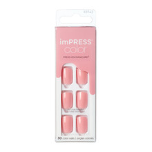 Kiss My Face ImPRESS Color Pretty Pink Nails 30 pcs Moterims
