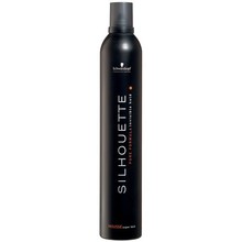 Schwarzkopf Professional Silhouette Super Hold Mousse - Strong stiffening foam hair 500ml Moterims