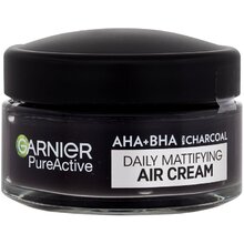 Garnier Pure Active AHA + BHA Charcoal Daily Mattifying Air Cream 50ml Moterims