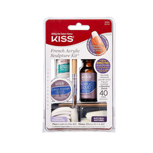 Kiss My Face French Sculpture Acrylic Kit - Acrylic set of french manicure Moterims