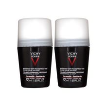 Vichy Men Homme 72H Deodorant Anti-Transpirant ( 2 pcs ) - Roll-on deodorant for sensitive skin 50ml Vyrams