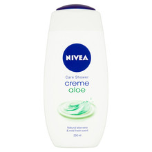 Nivea Aloe Vera Care Shower - Cream Shower Gel 250ml Moterims