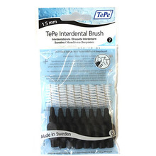 TePe Interdental brushes Normal 1.5 mm black 8 pieces Moterims