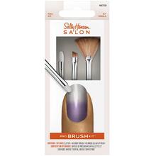 Sally Hansen Salon Pro Brush Kit - Sada &scaron;tětců na manik&uacute;ru 1ml Moterims