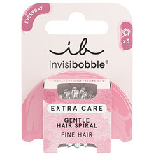 Invisibobble Extra Care Crystal Clear - Gumička do vlasů ( 3 ks ) Moterims