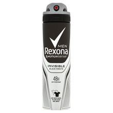 Rexona Men Motionsense Invisible Black+White - Antiperspirant in Spray 150ml Vyrams