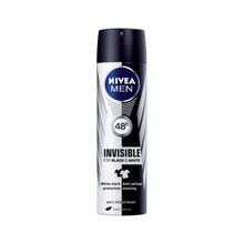 Nivea Invisible For Black & White Power Antiperspirant - Antiperspirant Spray for Men 150ml Vyrams