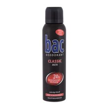 BAC Classic Men 24H Deospray - Deodorant for men 150ml Vyrams
