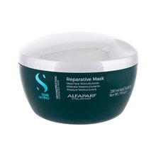 AlfaParf Milano Semi Di Lino Reparative Mask - Regenerating hair mask for damaged hair 200ml Moterims