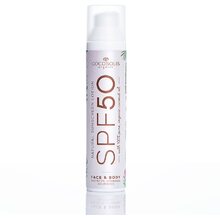 Cocosolis Natural Sunscreen Lotion SPF50 - Kr&eacute;m na opalov&aacute;n&iacute; s hydratačn&iacute;m &uacute;činkem 100ml savaiminio įdegio kremas