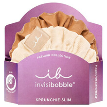 Invisibobble Sprunchie Slim Premium Creme de Caramel - Gumička do vlasů ( 2 ks ) Moterims