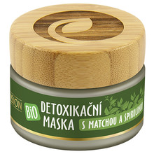 Purity Vision Bio Detox mask with matcha and spirulina 40ml Moterims