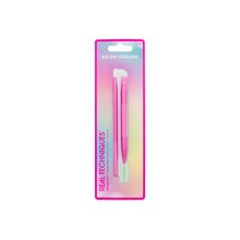Real Techniques Neon Dream Painted Liner + Brow Duo Brush - &Scaron;tětec Moterims