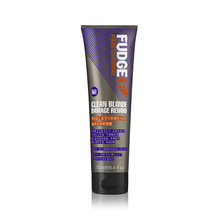 Fudge Clean Blonde Damage Rewind Violet Toning Shampoo - Purple toning shampoo for blonde and highlighted hair 1000ml Moterims
