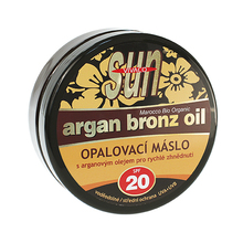 Vivaco Sun Argan Bronze Oil SPF 20 - Suntan butter with organic argan oil 200ml Moterims