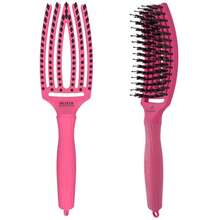 Olivia Garden Fingerbrush Combo Medium Hot Pink - Kart&aacute;č na vlasy 0ml Moterims