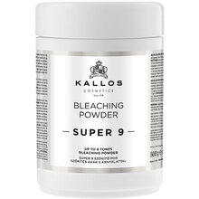 Kallos Super 9 Bleaching Powder - Barva na vlasy 500.0g Moterims