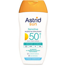 Astrid Sensitive Sun Milk SPF 50 150ml savaiminio įdegio kremas