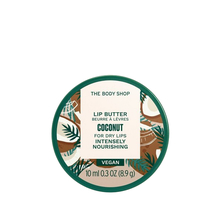 The Body Shop  Coconut Lip Butter - Vyživuj&iacute;c&iacute; m&aacute;slo pro velmi such&eacute; rty 10ml Moterims