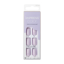 Kiss My Face ImPRESS Color Picture Purplect Nails 30 pcs Moterims