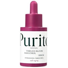 PURITO Timeless Bloom Bakuchiol Revitalizing Serum - Pleťov&eacute; s&eacute;rum proti vr&aacute;sk&aacute;m s bakuchiolem 30ml Moterims