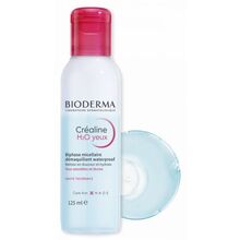 BIODERMA Cr&eacute;aline H20 Yeux Biphase Micellaire D&eacute;maquillant Waterproof 125ml Moterims